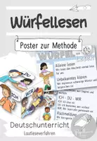 Vorschau - Poster - Würfellesen: Poster zum Ablauf der Lautlesemethode - Deckblatt