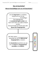 Vorschau - Arbeitsblätter - Was ist Geschichte - auf Spurensuche - Das Fach Geschichte - Seite 1