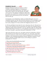 Vorschau - Text - Rigoberta Menchú Biography (Englisch) Indigenous Activist - Seite 1