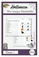 Vorschau - Arbeitsblätter - #happyhalloween23 Materialpaket Halloween Klasse 1-2 / auch für DAZ - Seite 1