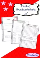 Vorschau - Arbeitsblätter - Miniheft Grundwortschatz "sp" - Deckblatt