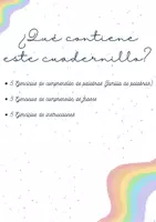 Vista previa - Unidades / Secuencias / Situaciones de Aprendizaje - Cuaderno 15 ejercicios de comprensión lectora - página 1