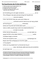 Vorschau - Arbeitsblätter - Arbeitsblatt "Die Auswirkungen des Ersten Weltkriegs" + interaktive Lösung & MP3 + Infografik - Deckblatt