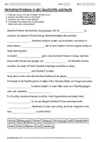 Vorschau - Arbeitsblätter - Arbeitsblatt "Heimatvertriebene in der Geschichte und heute" + interaktive Lösung & MP3 + - Deckblatt