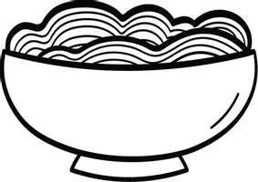 Προεπισκόπηση - Clipart / Γραφήματα - Προετοιμασία κουτί γεύμα | 21 Τρόφιμα Clipart | Μαύρο και άσπρο - Σελίδα 3