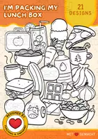 Aperçu - Cliparts/Visuels - Je prépare ma boîte à lunch | 21 Food Clipart | N&B - Page de couverture