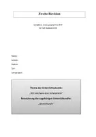 Vorschau - Stundenentwürfe - Sachunterricht "Kartenkunde" - schriftliche Planung - Deckblatt