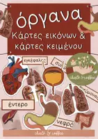 Προεπισκόπηση - Flashcards - όργανα Κάρτες εικόνων - επιτραπέζιο υλικό & κάρτες κειμένου για το ανθρώπινο σώμα και τα όργανα - Εξώφυλλο