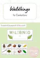 Vorschau - Spiele - Waldbingo - Beschriftungen für Eierkartons - Deckblatt