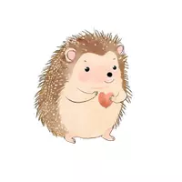 Vorschau - Bildkarten - Igel Cliparts | Igelklasse | Illustrationen | Watercolor - Seite 3