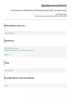 Vorschau - Arbeitsblätter - Literaturtest zu"Die Reise zum Mittelpunkt der Erde" von Jules Verne - Seite 1