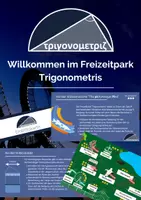 Vorschau - Stundenentwürfe - Freizeitpark "Trigonometris" - gemischte Aufgaben zur Satzgruppe des Pythagoras und trigonometrischen Beziehungen - Deckblatt