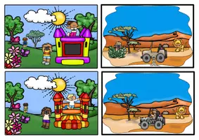 Vorschau - Spiele - Sprechen - FÜR ALLE SPRACHEN GEEIGNET -Findet die Unterschiede - Eine kommunikative und lustige Übung! - Seite 3