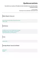 Vorschau - Lehrpläne/Lehrermaterial - Interaktive Lernwelten in Moodle mit dem Kachelformat und universellen Textfeld erstellen - Seite 1