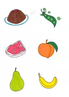 anteprima - Esercizi - Gioco del menù: alimenti che iniziano con P e B - Pagina di copertina