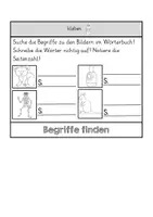 Vorschau - Arbeitsblätter - Wörterbucharbeit - Flipbook 4. Klasse - Seite 3
