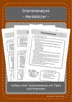 Vorschau - Merkblätter - Merkblätter und Lesezeichen zur Dramenanalyse - Seite 3