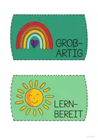 Vorschau - Poster - Klassenampel - Belohnungssystem für die Klasse 🚦🥳 - Seite 1
