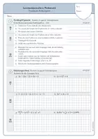 Vorschau - Arbeitsblätter - Lernstandserhebung Grundwissen Sek I - Vorbereitung Oberstufe in 2 Versionen - Seite 1