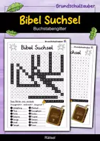 Vorschau - Arbeitsblätter - Bibel Suchsel - Buchstabengitter - Deckblatt