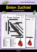 Vorschau - Arbeitsblätter - Boxen Suchsel - Buchstabengitter - Deckblatt