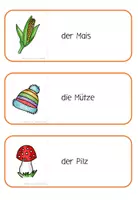 Vorschau - Spiele - Der Herbst im DAZ-Unterricht Lesepuzzles und Arbeitsmaterial - Seite 3