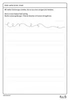 Vorschau - Arbeitsblätter - Einführung Lineart – Kunst aus nur einer Linie - Seite 1