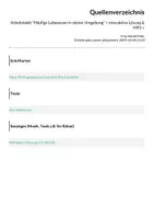 Vorschau - Arbeitsblätter - Arbeitsblatt "Häufige Lebewesen in deiner Umgebung" + interaktive Lösung & MP3 + - Seite 1
