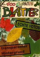 Vorschau - selbst erstellte Cliparts/Grafiken - 100 Cliparts: Blätter - Deckblatt