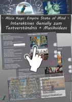Vorschau - Videos - Reading/Listening Comprehension: Alicia Keys: Empire State of Mind - Interaktives Genially zum Textverständnis + Musikvideos #Silvesterknaller23 - Deckblatt