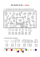 Vorschau - Arbeitsblätter - Arbeitsblätter Mathe Herbst Klasse 1, Halloween - Seite 3