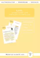 Vorschau - Arbeitsblätter - Tipps zur Vermeidung von Lebensmittelabfällen - Deckblatt
