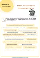 Vorschau - Arbeitsblätter - Tipps zur Vermeidung von Lebensmittelabfällen - Seite 1