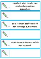 Vorschau - Fördermaterial/Inklusion - DaF / DaZ Englisch Großschreibung und Nominalisierung - Übungskarten - Seite 3