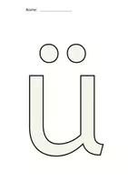 Vorschau - Stationenlernen - Buchstabe Umlaut Ü / ü 10 Arbeitsblätter + Stationenlernen - Seite 2