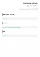 Vorschau - Arbeitsblätter - Organisation Praktikum - Seite 1