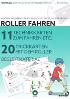 Vorschau - Stundenentwürfe - Roller fahren im Sportunterricht - Deckblatt