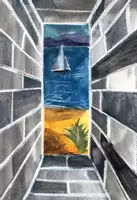 Vorschau - Arbeitsblätter - Hinter der Mauer - Ideen für Perspektive im Kunstunterricht - Deckblatt