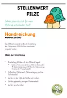 Vorschau - Arbeitsblätter - Stellenwertpilze - Stellenwert - ZR1000 - Hefteintrag - Seite 1