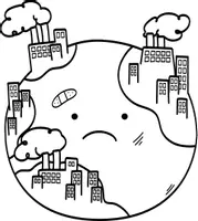Aperçu - Cliparts/Visuels - Gribouillis pour l'avenir | Clipart gratuit sur le changement climatique | N&B - Page 1