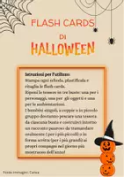 anteprima - Esercizi - Flash Cards di Halloween - Pagina di copertina
