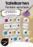 Vorschau - Merkblätter - Farben mischen | Einführung Farbkasten | Kl. 1/2 - Deckblatt
