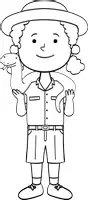 Προεπισκόπηση - Clipart / Γραφήματα - Η δουλειά των ονείρων μου | 30 Επαγγέλματα Clipart | Μαύρο και άσπρο - Σελίδα 1