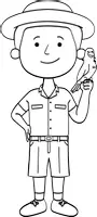 Προεπισκόπηση - Clipart / Γραφήματα - Η δουλειά των ονείρων μου | 30 Επαγγέλματα Clipart | Μαύρο και άσπρο - Σελίδα 2