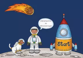 Vorschau - Spiele - interaktive Lesespur Mathematik: Zahlenwörter lesen im Millionenraum (Kl.4)Mat - Seite 1