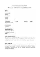 Vorschau - Stundenentwürfe - Unterrichtsentwurf Lapbook Wohnort - Deckblatt