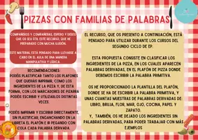 Vista previa - Juegos / Gamificación - CREACIÓN DE FAMILIAS DE PALABRAS - página 1