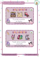 Vista previa - Juegos / Gamificación - Llavero comprensión lectora HALLOWEEN - página 2