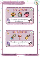 Vista previa - Juegos / Gamificación - Llavero comprensión lectora HALLOWEEN - página 3