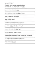 Vorschau - Arbeitsblätter - Synonyme und Antonyme Aufgaben Lösung Merksätze - Seite 3